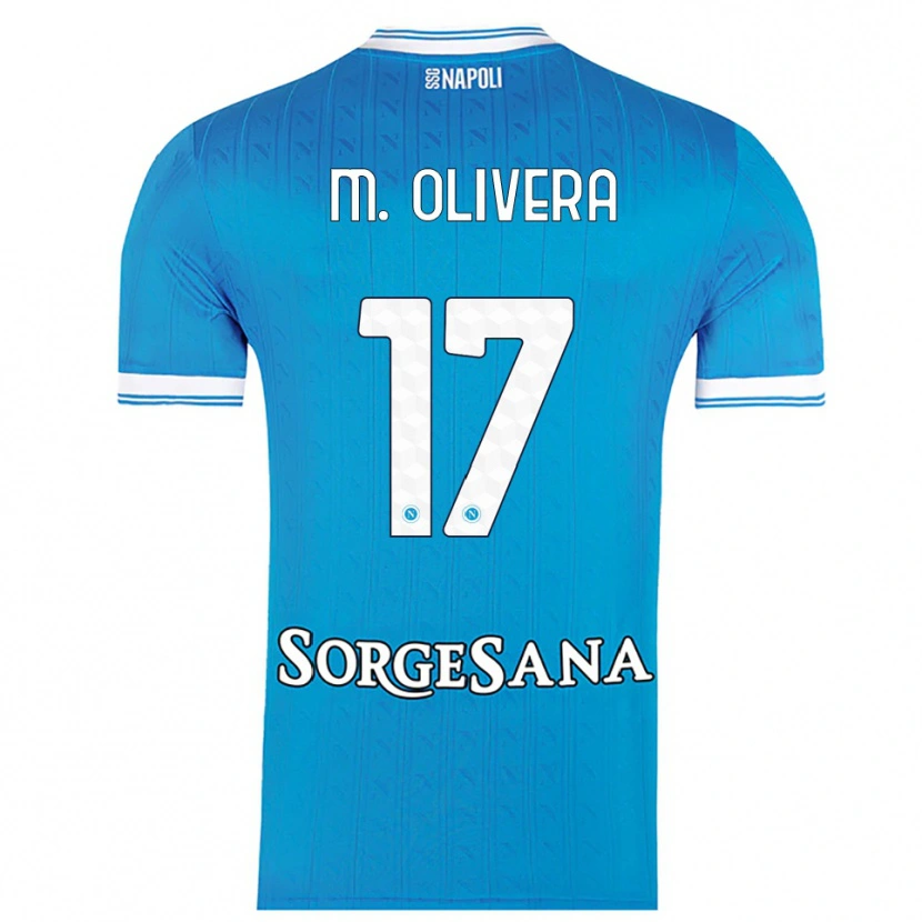 Danxen Herren Mathías Olivera #17 Himmelblau Weiß Heimtrikot Trikot 2025/26 T-Shirt Österreich