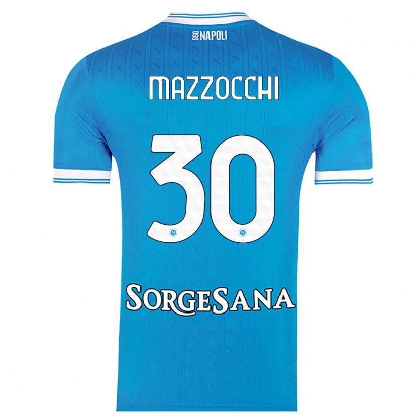 Danxen Herren Pasquale Mazzocchi #30 Himmelblau Weiß Heimtrikot Trikot 2025/26 T-Shirt Österreich