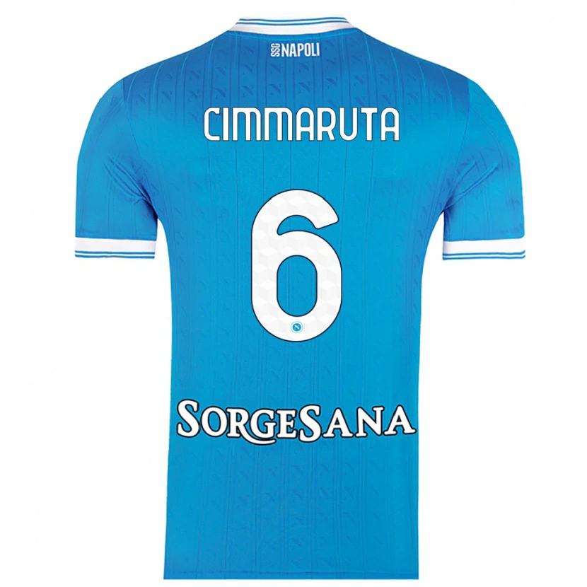 Danxen Herren Antonio Cimmaruta #6 Himmelblau Weiß Heimtrikot Trikot 2025/26 T-Shirt Österreich
