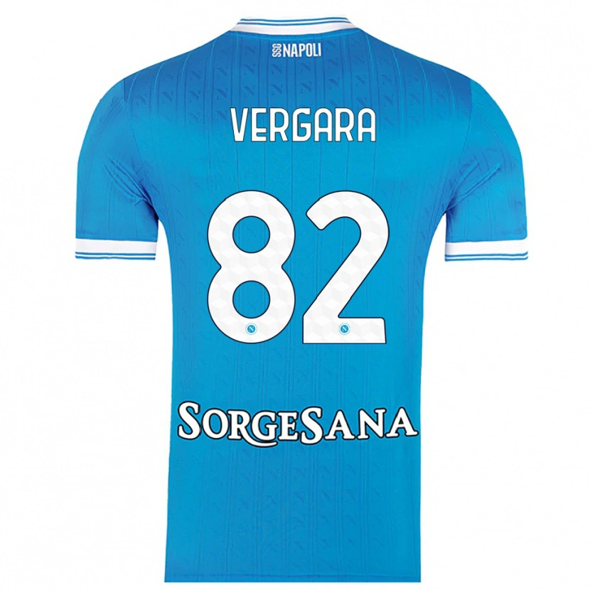 Danxen Herren Antonio Vergara #82 Himmelblau Weiß Heimtrikot Trikot 2025/26 T-Shirt Österreich