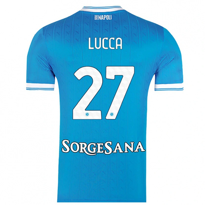 Danxen Herren Lorenzo Lucca #27 Himmelblau Weiß Heimtrikot Trikot 2025/26 T-Shirt Österreich