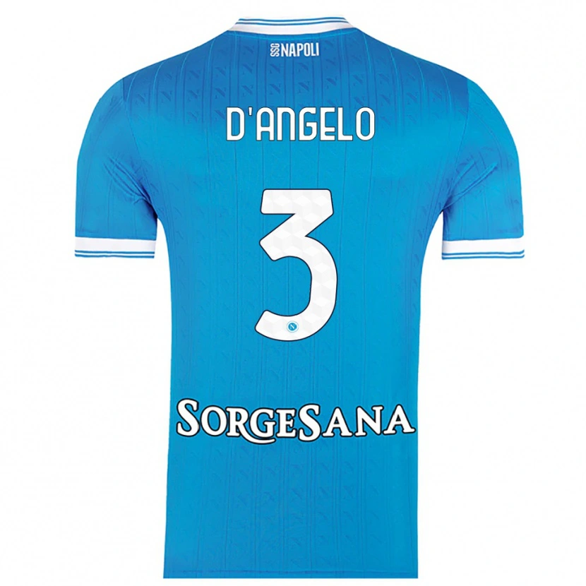 Danxen Herren Giuseppe D'angelo #3 Himmelblau Weiß Heimtrikot Trikot 2025/26 T-Shirt Österreich