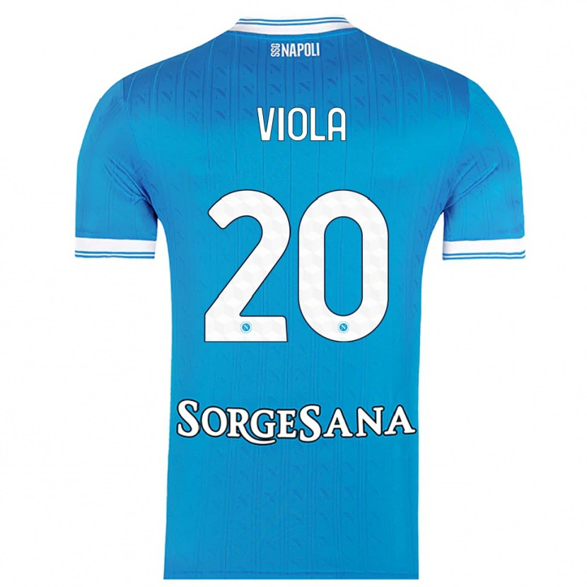 Danxen Herren Nicola Viola #20 Himmelblau Weiß Heimtrikot Trikot 2025/26 T-Shirt Österreich