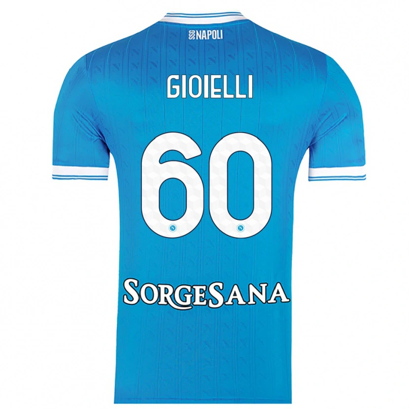 Danxen Herren Francesco Gioielli #60 Himmelblau Weiß Heimtrikot Trikot 2025/26 T-Shirt Österreich
