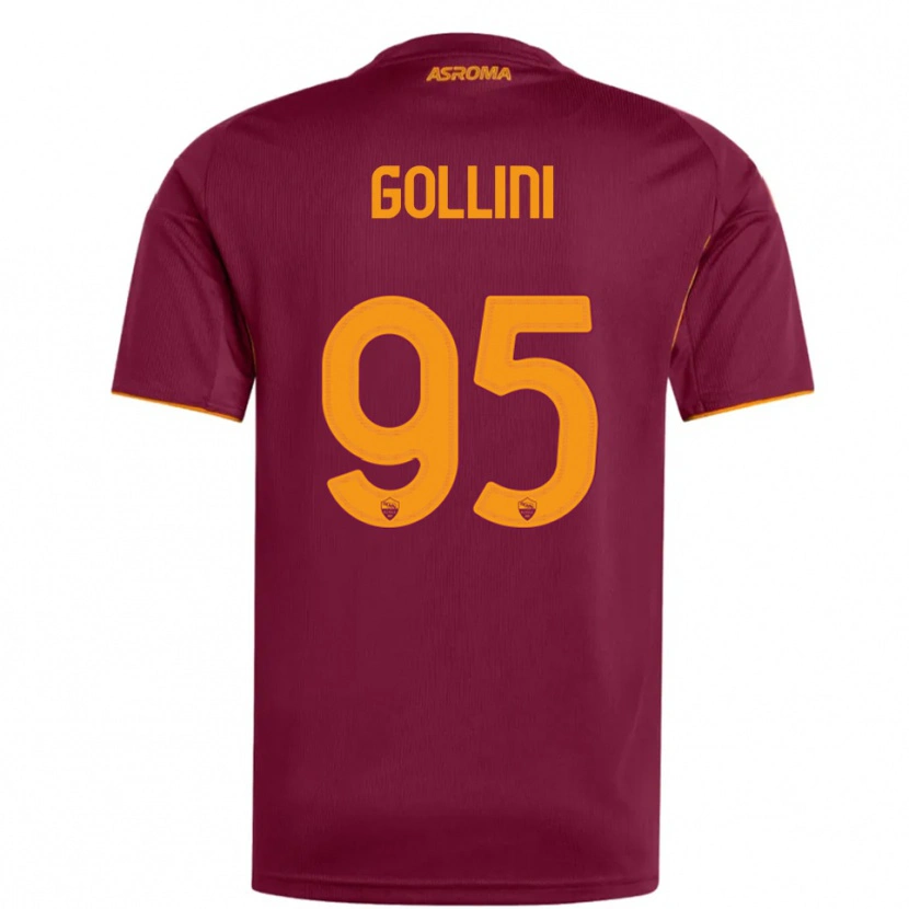 Danxen Herren Pierluigi Gollini #95 Burgunderrot Orange Heimtrikot Trikot 2025/26 T-Shirt Österreich