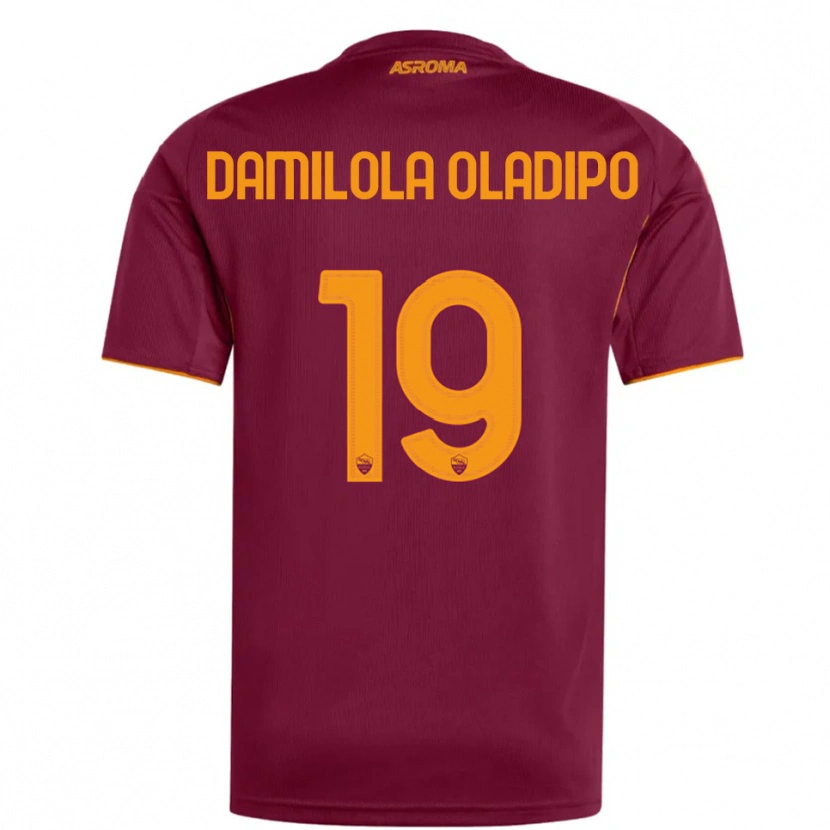 Danxen Herren Shukurat Damilola Oladipo #19 Burgunderrot Orange Heimtrikot Trikot 2025/26 T-Shirt Österreich