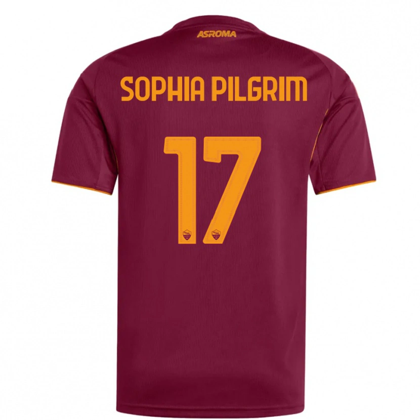 Danxen Herren Alayah Sophia Pilgrim #17 Burgunderrot Orange Heimtrikot Trikot 2025/26 T-Shirt Österreich