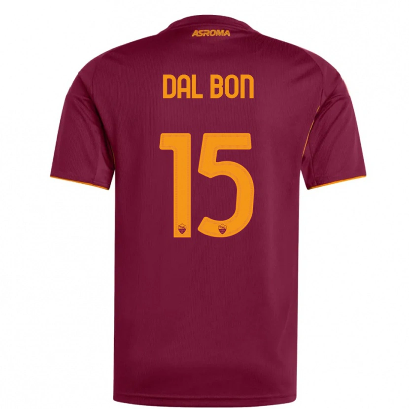 Danxen Herren Lorenzo Dal Bon #15 Burgunderrot Orange Heimtrikot Trikot 2025/26 T-Shirt Österreich