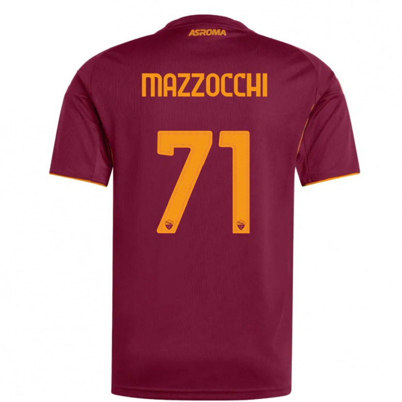 Danxen Herren Giulia Mazzocchi #71 Burgunderrot Orange Heimtrikot Trikot 2025/26 T-Shirt Österreich