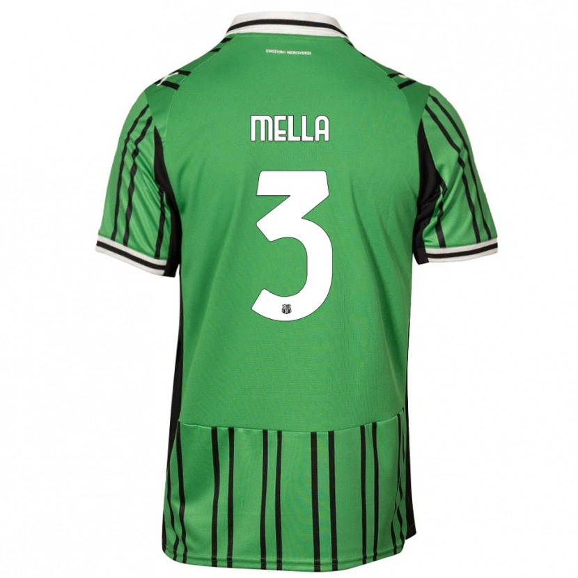 Danxen Herren Sara Mella #3 Grün Schwarz Heimtrikot Trikot 2025/26 T-Shirt Österreich