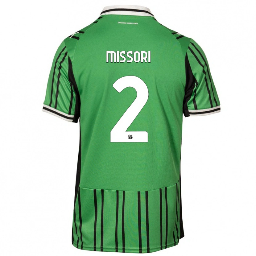 Danxen Herren Filippo Missori #2 Grün Schwarz Heimtrikot Trikot 2025/26 T-Shirt Österreich