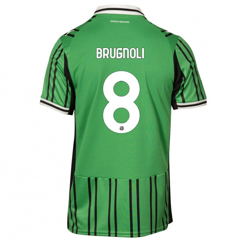 Danxen Herren Giuseppe Brugnoli #8 Grün Schwarz Heimtrikot Trikot 2025/26 T-Shirt Österreich
