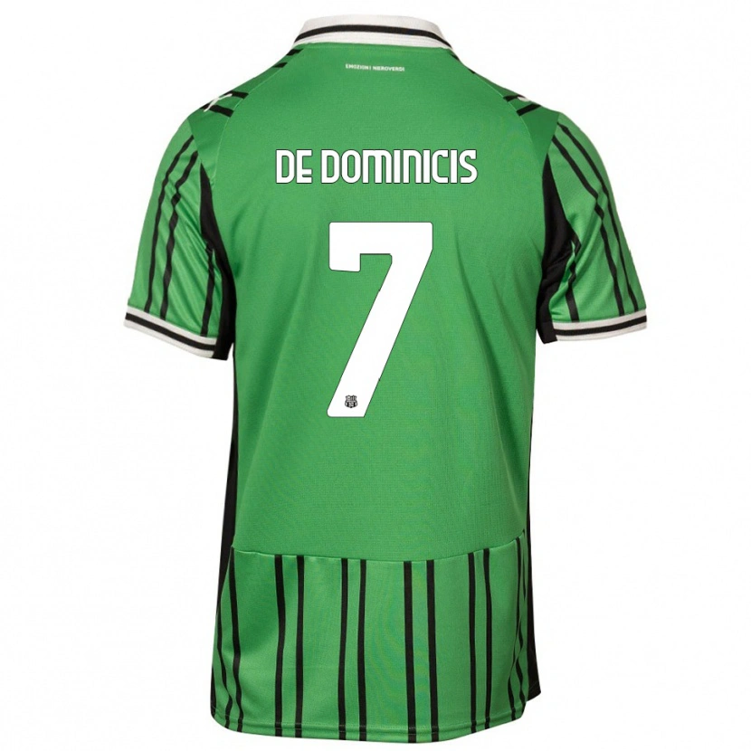 Danxen Herren Diego De Dominicis #7 Grün Schwarz Heimtrikot Trikot 2025/26 T-Shirt Österreich
