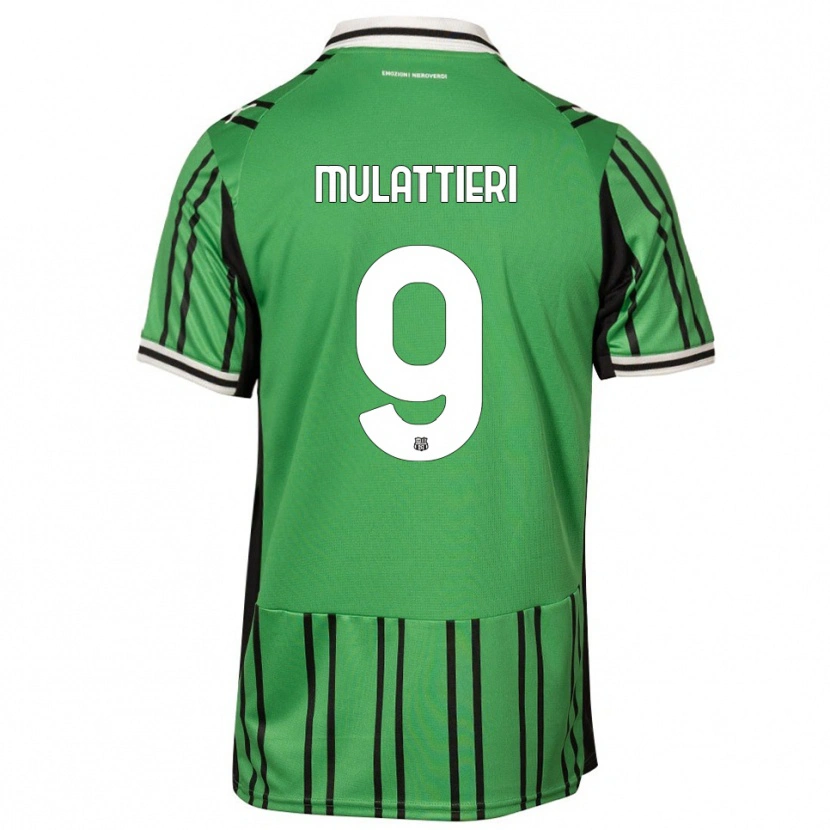 Danxen Herren Samuele Mulattieri #9 Grün Schwarz Heimtrikot Trikot 2025/26 T-Shirt Österreich