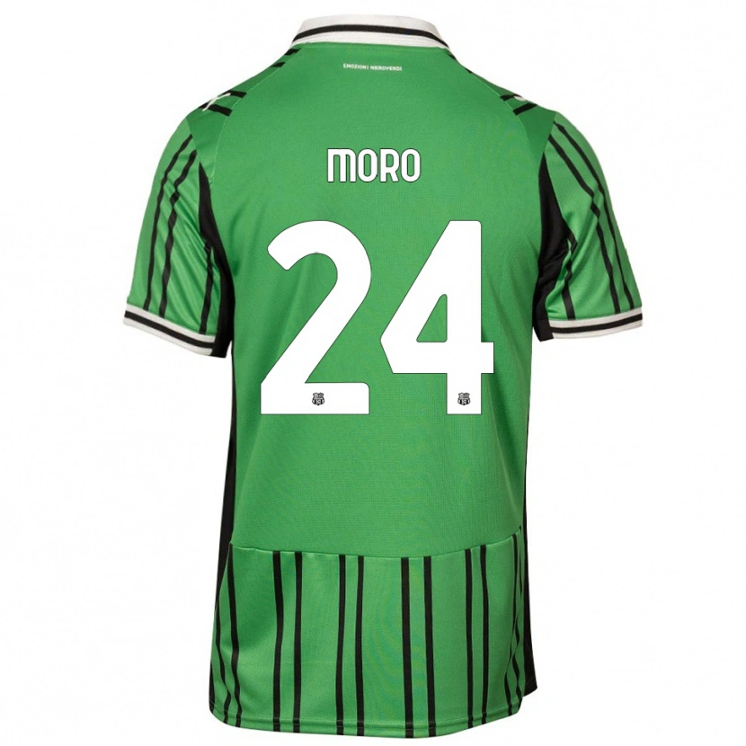 Danxen Herren Luca Moro #24 Grün Schwarz Heimtrikot Trikot 2025/26 T-Shirt Österreich