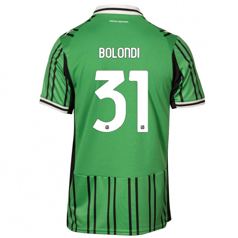 Danxen Herren Francesco Bolondi #31 Grün Schwarz Heimtrikot Trikot 2025/26 T-Shirt Österreich