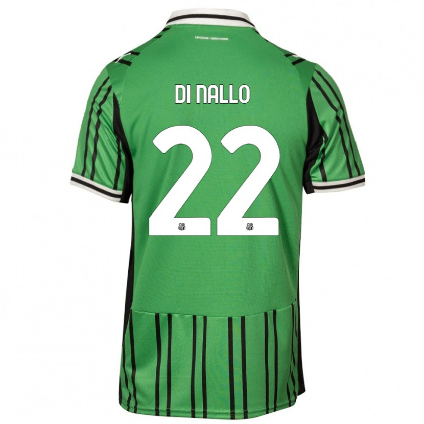 Danxen Herren Erica Di Nallo #22 Grün Schwarz Heimtrikot Trikot 2025/26 T-Shirt Österreich