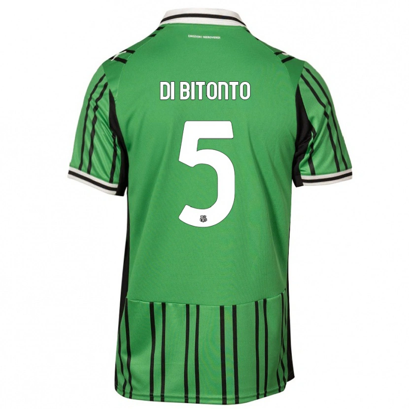 Danxen Herren Alessandro Di Bitonto #5 Grün Schwarz Heimtrikot Trikot 2025/26 T-Shirt Österreich