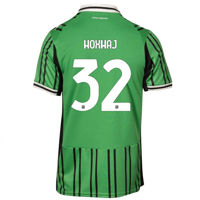 Danxen Herren Kristina Hoxhaj #32 Grün Schwarz Heimtrikot Trikot 2025/26 T-Shirt Österreich