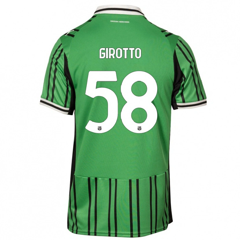 Danxen Herren Emma Girotto #58 Grün Schwarz Heimtrikot Trikot 2025/26 T-Shirt Österreich