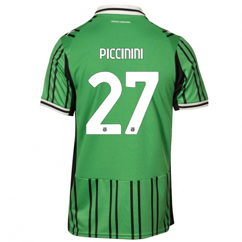 Danxen Herren Stefano Piccinini #27 Grün Schwarz Heimtrikot Trikot 2025/26 T-Shirt Österreich