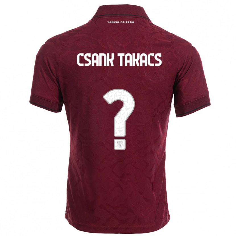 Danxen Herren Kristóf Csánk-Takács #0 Burgunderrot Weiß Heimtrikot Trikot 2025/26 T-Shirt Österreich