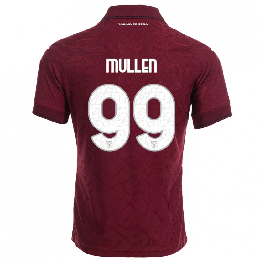 Danxen Herren Senan Mullen #99 Burgunderrot Weiß Heimtrikot Trikot 2025/26 T-Shirt Österreich