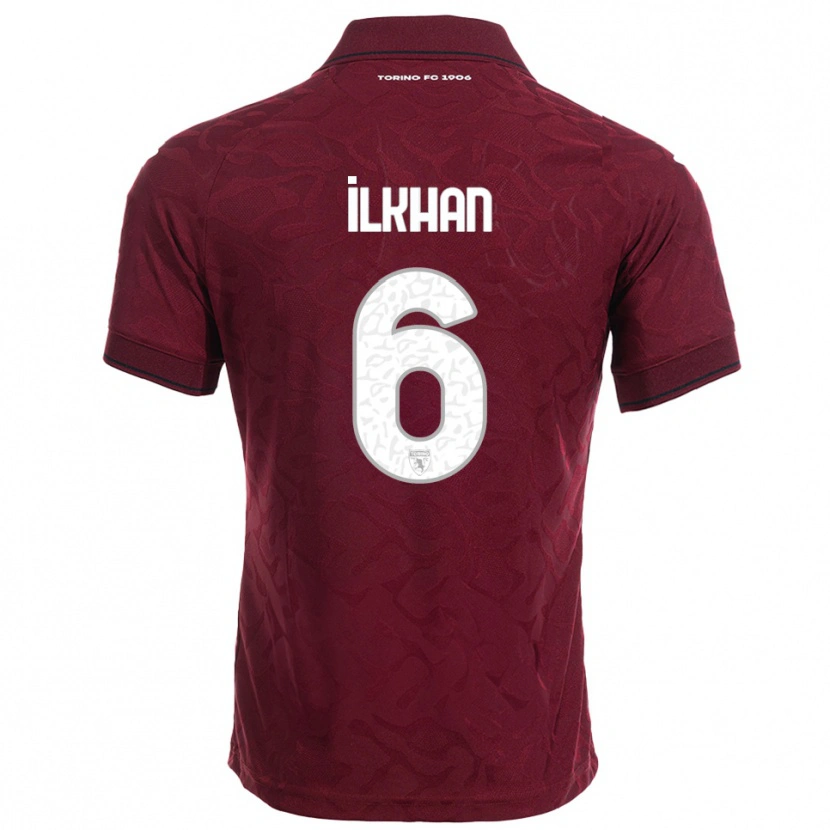 Danxen Herren Emirhan İlkhan #6 Burgunderrot Weiß Heimtrikot Trikot 2025/26 T-Shirt Österreich