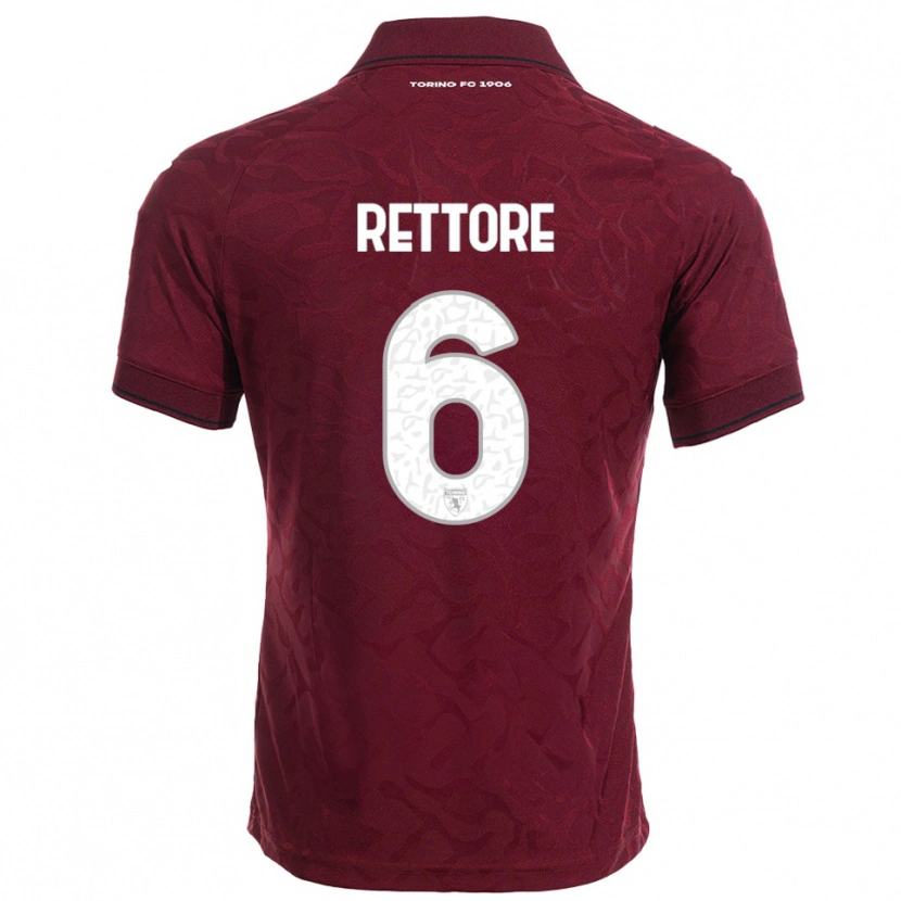 Danxen Herren Mirko Rettore #6 Burgunderrot Weiß Heimtrikot Trikot 2025/26 T-Shirt Österreich