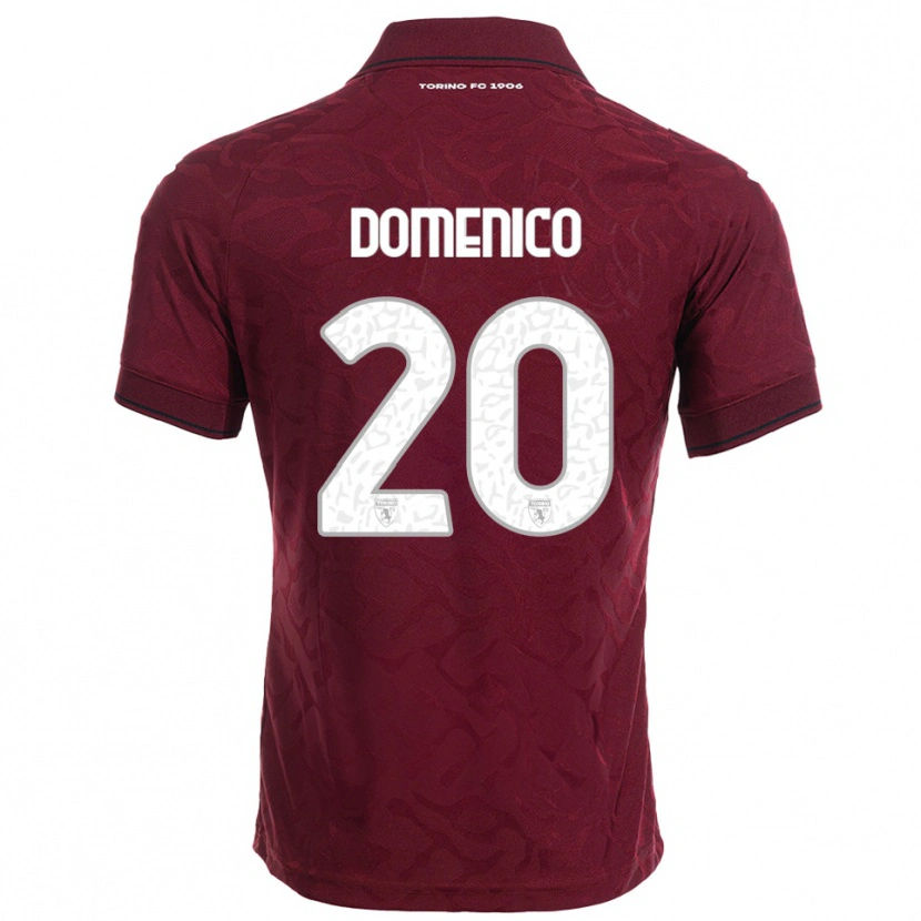 Danxen Herren Domenico Gai #20 Burgunderrot Weiß Heimtrikot Trikot 2025/26 T-Shirt Österreich