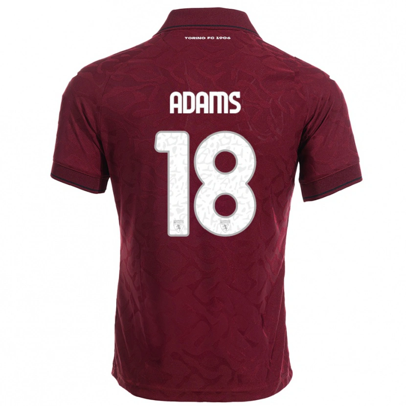 Danxen Herren Ché Adams #18 Burgunderrot Weiß Heimtrikot Trikot 2025/26 T-Shirt Österreich