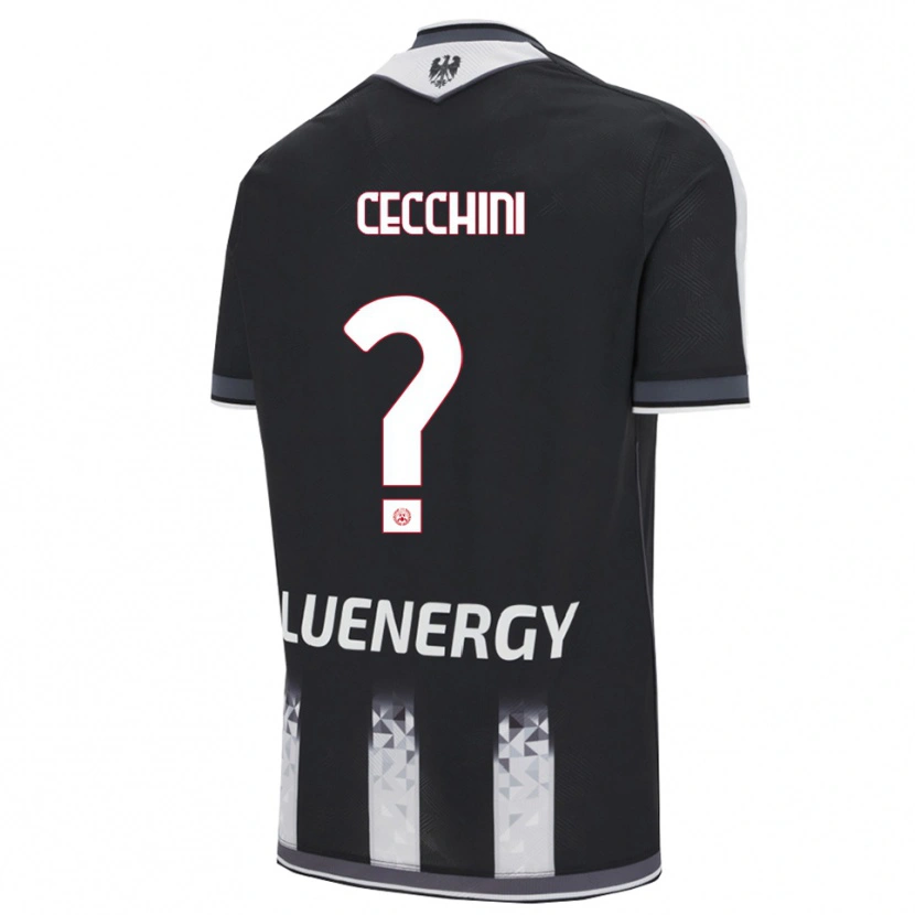 Danxen Herren Giorgio Cecchini #0 Schwarz Weiß Heimtrikot Trikot 2025/26 T-Shirt Österreich