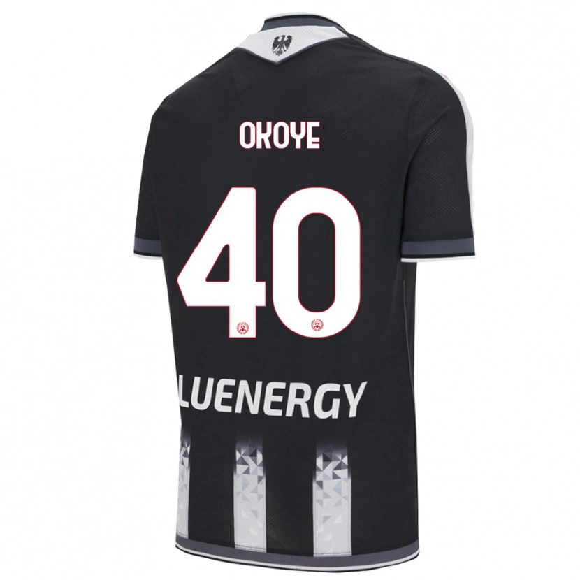 Danxen Herren Maduka Okoye #40 Schwarz Weiß Heimtrikot Trikot 2025/26 T-Shirt Österreich
