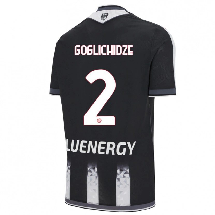 Danxen Herren Saba Goglichidze #2 Schwarz Weiß Heimtrikot Trikot 2025/26 T-Shirt Österreich
