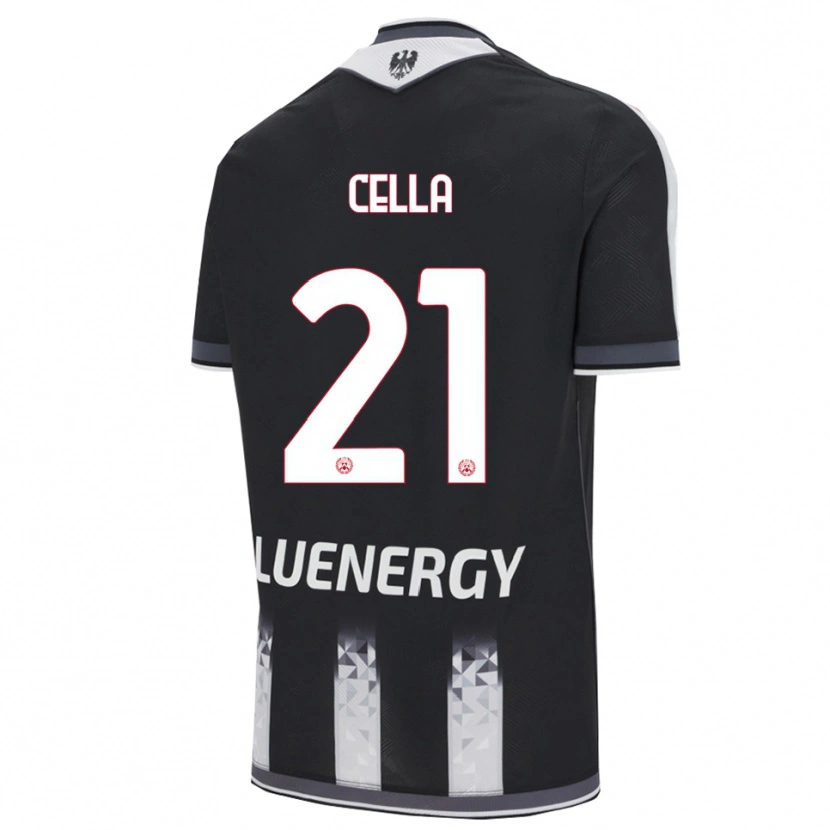 Danxen Herren Leonardo Cella #21 Schwarz Weiß Heimtrikot Trikot 2025/26 T-Shirt Österreich