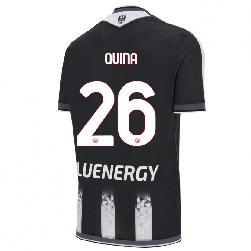 Danxen Herren Domingos Quina #26 Schwarz Weiß Heimtrikot Trikot 2025/26 T-Shirt Österreich