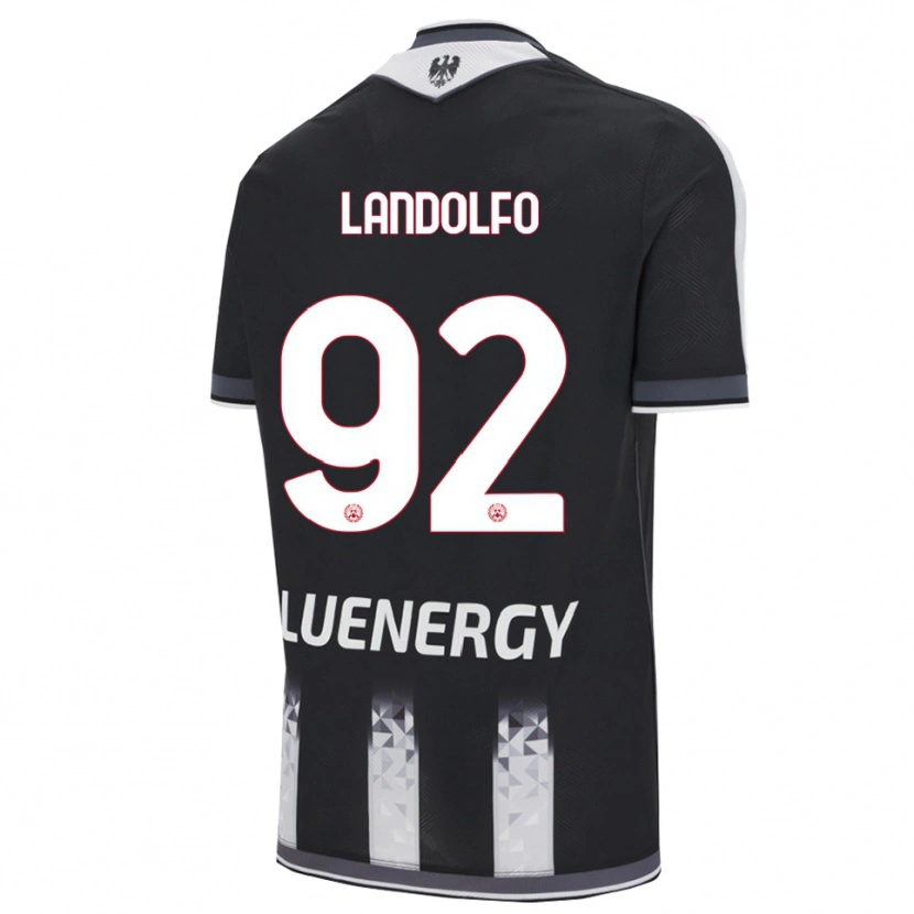 Danxen Herren Tommaso Landolfo #92 Schwarz Weiß Heimtrikot Trikot 2025/26 T-Shirt Österreich