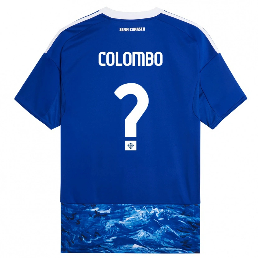 Danxen Herren Federico Colombo #0 Blau Weiß Heimtrikot Trikot 2025/26 T-Shirt Österreich