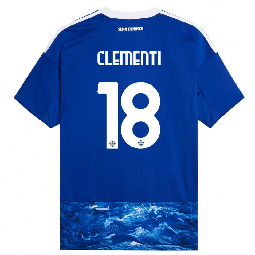 Danxen Herren Thomas Clementi #18 Blau Weiß Heimtrikot Trikot 2025/26 T-Shirt Österreich