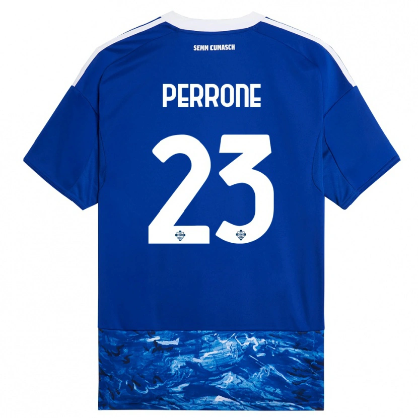 Danxen Herren Máximo Perrone #23 Blau Weiß Heimtrikot Trikot 2025/26 T-Shirt Österreich