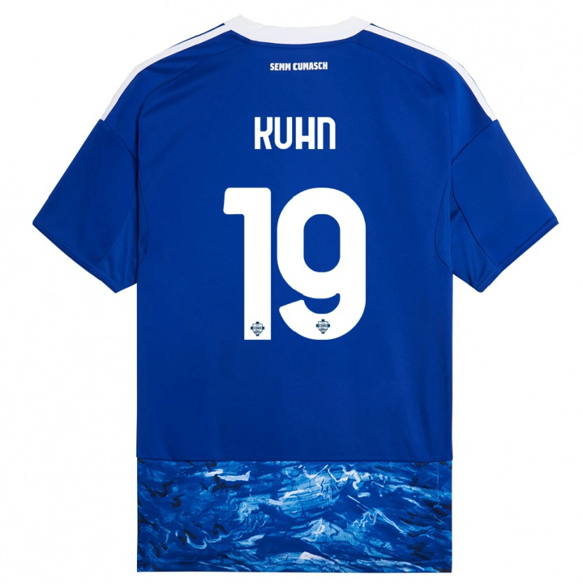 Danxen Herren Nicolas Kühn #19 Blau Weiß Heimtrikot Trikot 2025/26 T-Shirt Österreich