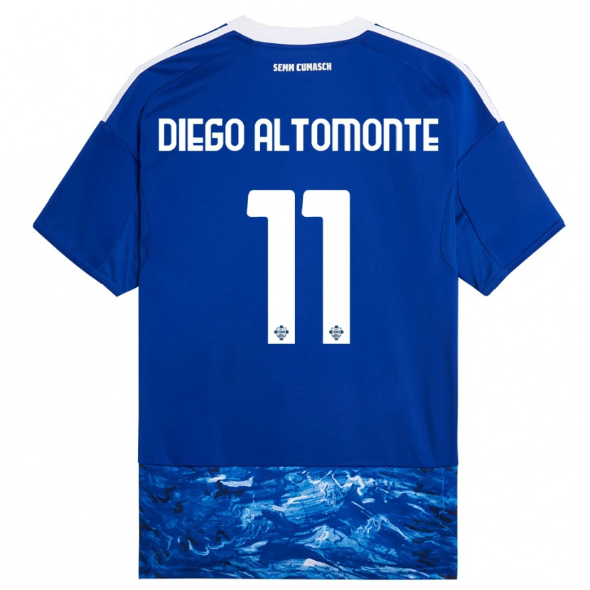 Danxen Herren Thomas Diego Altomonte #11 Blau Weiß Heimtrikot Trikot 2025/26 T-Shirt Österreich