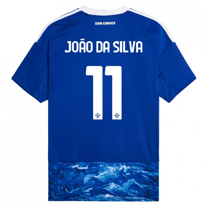 Danxen Herren Miguel João Da Silva #11 Blau Weiß Heimtrikot Trikot 2025/26 T-Shirt Österreich