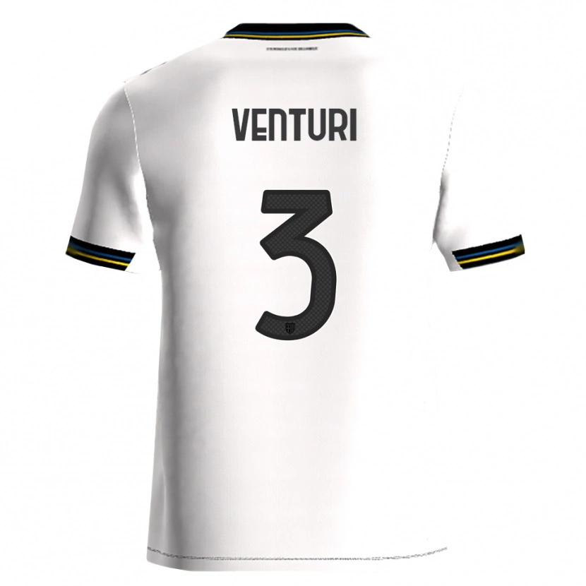 Danxen Herren Edoardo Venturi #3 Weiß Schwarz Heimtrikot Trikot 2025/26 T-Shirt Österreich
