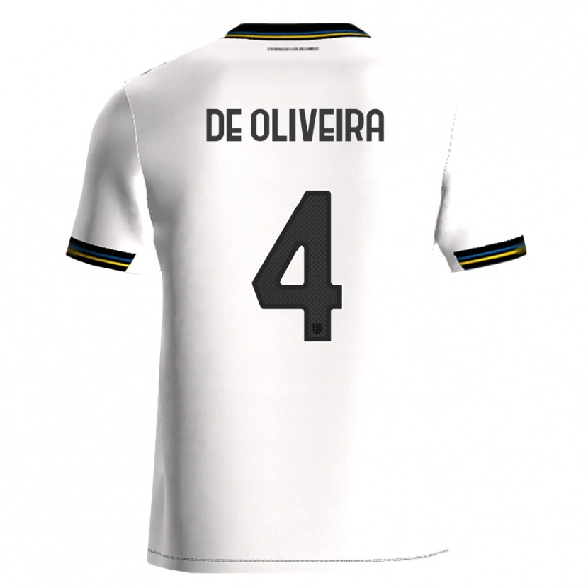 Danxen Herren Luca De Oliveira #4 Weiß Schwarz Heimtrikot Trikot 2025/26 T-Shirt Österreich