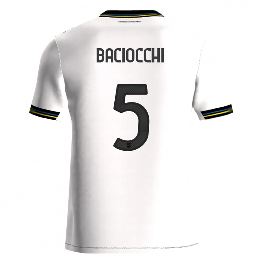 Danxen Herren Giulio Baciocchi #5 Weiß Schwarz Heimtrikot Trikot 2025/26 T-Shirt Österreich