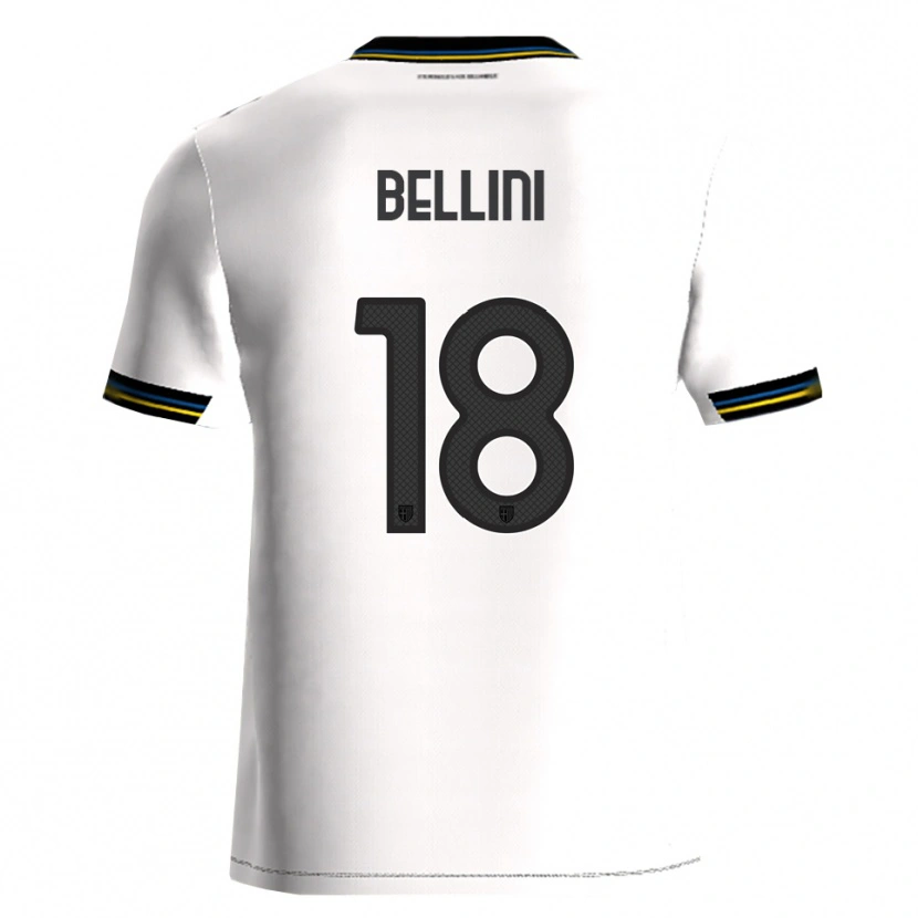 Danxen Herren Gabriele Bellini #18 Weiß Schwarz Heimtrikot Trikot 2025/26 T-Shirt Österreich