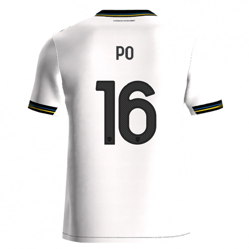 Danxen Herren Federico Po #16 Weiß Schwarz Heimtrikot Trikot 2025/26 T-Shirt Österreich