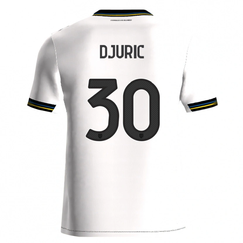 Danxen Herren Milan Djuric #30 Weiß Schwarz Heimtrikot Trikot 2025/26 T-Shirt Österreich