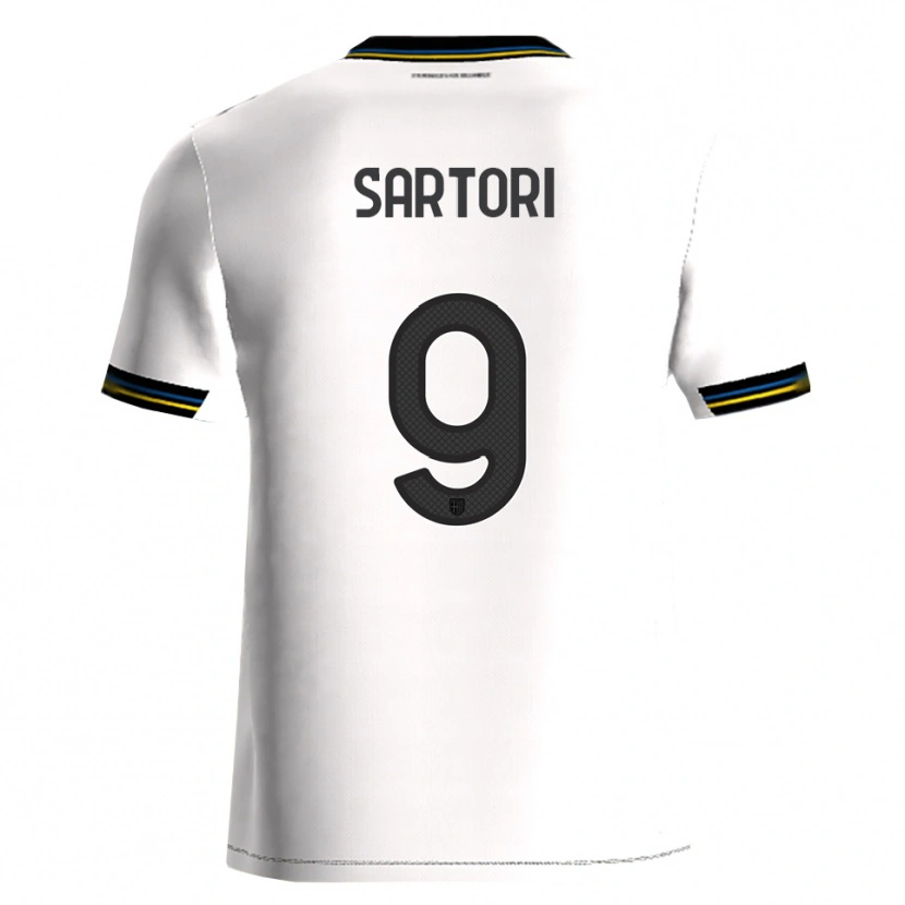 Danxen Herren Francesco Sartori #9 Weiß Schwarz Heimtrikot Trikot 2025/26 T-Shirt Österreich